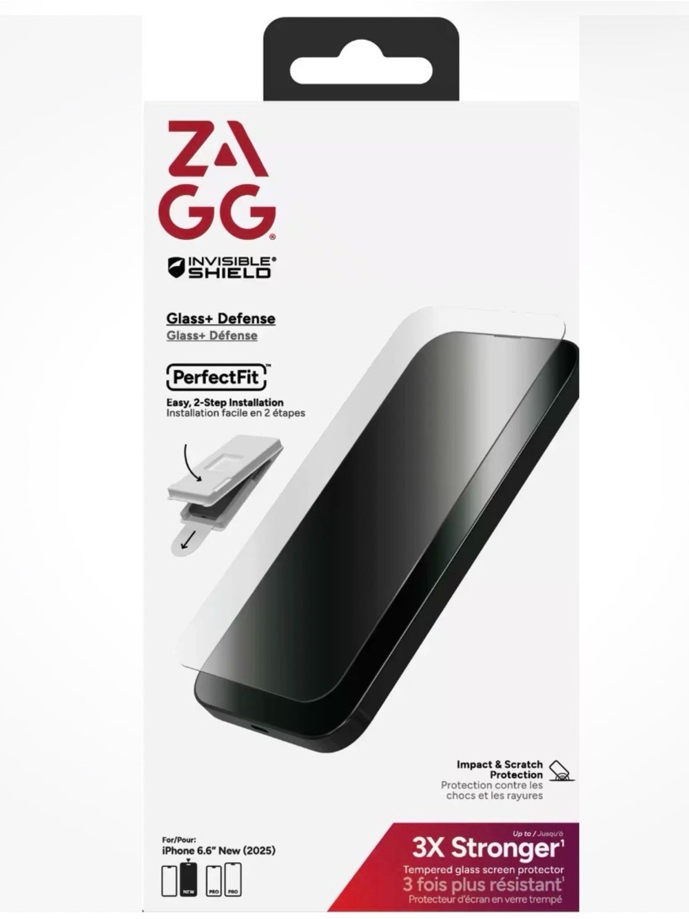 ZAGG - Glass+ Defense Screen Protector
Apple iPhone Air - Clear
New in Box